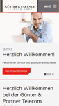 Mobile Screenshot of guenter-partner.de